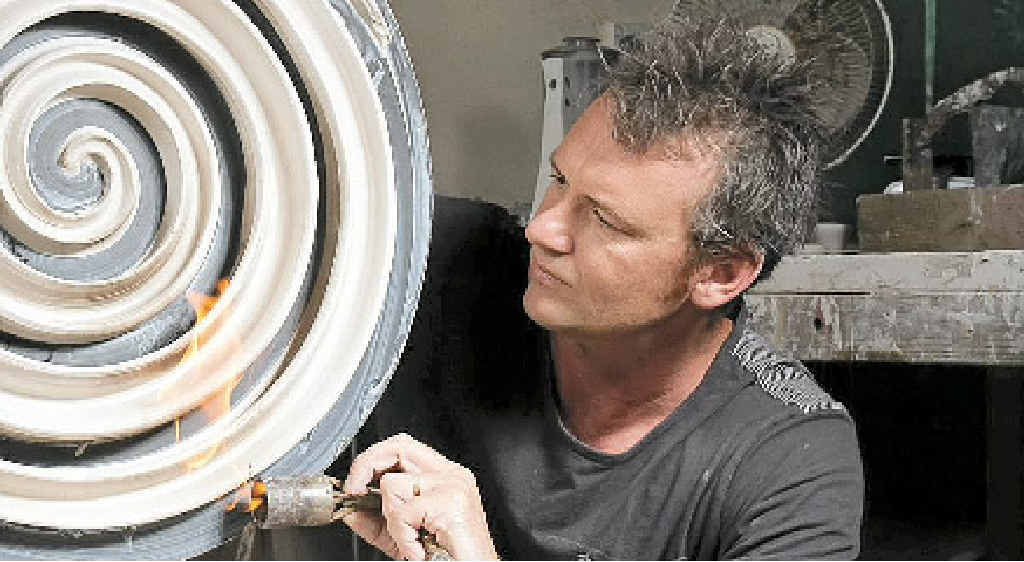Artist Andrew Bryant's exhibition 'Lateral Space' will feature at Gallery Frit. Artist Andrew Bryant's exhibition 'Lateral Space' will feature at Gallery Frit.
